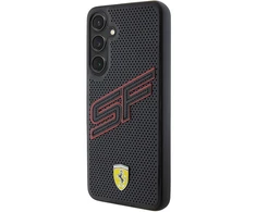 Samsung Galaxy S24 Ferrari dėklas Big SF Perforated (FEHCS24SPINK) juodos spalvos