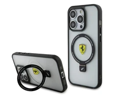 Apple iPhone 15 Pro Ferrari dėklas Ring Stand 2023 Collection MagSafe (Fehmp15luscah) skaidrus