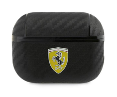 Apple AirPods Pro ausinių dėklas 2 Ferrari On Track PU Carbon (FESAP2CABK) juodos spalvos