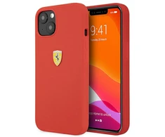 Apple iPhone 13 Mini Ferrari dėklas silikoninis (FESSIHCP13SRE) raudonos spalvos