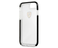 FERRARI kietas dėklas FEGLHCP7BK IPHONE 7 / 8 TRANSPARENT