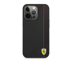 Dėklas Ferrari FESAXHCP13LBK, skirtas iPhone 13 Pro/13, juodas