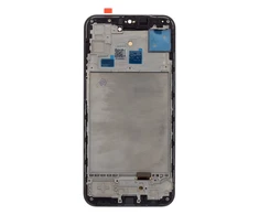 Dėklas For_Samsung LCD display + Touch Unit + Front Cover for Samsung M155 Galaxy M15 5G Juodas