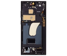 Dėklas For_Samsung LCD display + Touch Unit + Front Cover for Samsung S918B Galaxy S23 Ultra Phantom Juodas