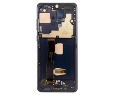Dėklas For_Samsung LCD display + Touch Unit + Front Cover for Samsung G988 Galaxy S20 Ultra Cosmic Juodas