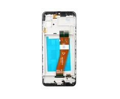 Dėklas For_Samsung LCD ekranas + Touch Unit + priekinis dangtelis Samsung A035G Galaxy A03 Juodas