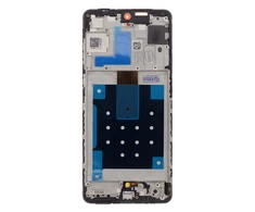 Dėklas For_Samsung LCD display + Touch Unit + Front Cover for Samsung M556 Galaxy M55 5G Juodas