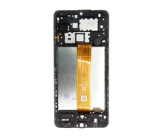 Dėklas For_Samsung LCD ekranas + jutiklinis blokas + priekinis dangtelis, skirtas Samsung A125 Galaxy A12 Juodas