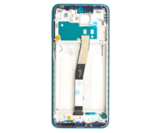 Dėklas For_Xiaomi LCD Ekranas + Touch Unit + priekinis dangtelis skirtas Xiaomi Redmi Note 9 Pro/9S/9 Pro Max Aurora Mėlyna