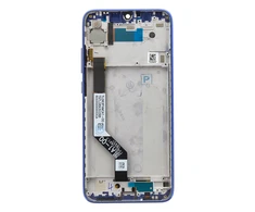 Dėklas For_Xiaomi LCD Ekranas + Touch Unit + priekinis dangtelis skirtas Xiaomi Redmi Note 7 Mėlyna