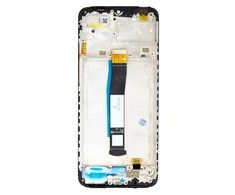 Dėklas For_Xiaomi LCD Ekranas + Touch Unit + priekinis dangtelis skirtas Xiaomi Redmi 10C Juodas