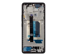 Dėklas For_Xiaomi LCD Ekranas + Touch Unit + Front Cover for Xiaomi Redmi Note 14 Pro+ 5G Midnight Juodas