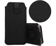 Fusion Accessories HIT Pouch Dėklas (Dydis XXL), skirtas Samsung S25 Ultra/S24 Ultra/M35/M23/A16 5G/Xiaomi Redmi 14C dizainas 1 juodas