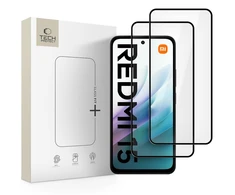 Tech-Protect Glass Fit+ 2-pack apsauginis stiklas skirtas Xiaomi Redmi 15 4G / 5G – juodas