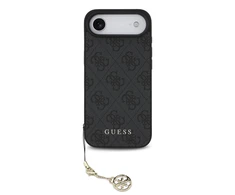 Guess 4G Charm dėklas skirtas Apple iPhone 17 Air Tone on Tone pilkos spalvos