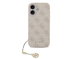 Guess 4G Charm dėklas skirtas Apple iPhone 17 Tone on Tone rožinės spalvos