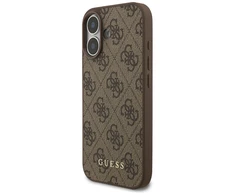 Guess 4G Classic dėklas skirtas Apple iPhone 17 rudos spalvos