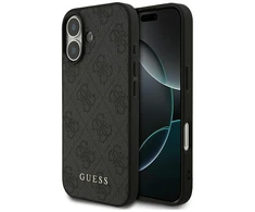 Guess 4G Classic dėklas skirtas Apple iPhone 17 juodos spalvos