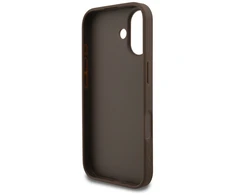 Guess 4G Classic dėklas skirtas Apple iPhone 17 rudos spalvos