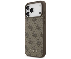 Guess 4G Classic - dėklas skirtas Apple iPhone 17 Pro Max ruda