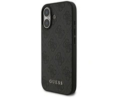 Guess 4G Classic dėklas skirtas Apple iPhone 17 juodos spalvos