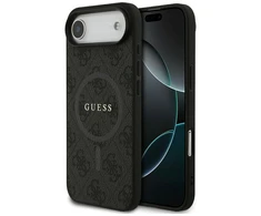 Dėklas Guess 4G Ring Classic Logo MagSafe case for iPhone 17 Air - juodas