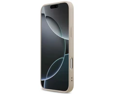 „Guess 4G“ mažas 4G ir klasikinis „MagSafe“ dėklas, skirtas „iPhone 17 Pro Max“ – rožinis