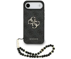 Guess 4G Strap 4G Classic Logo dėklas skirtas Apple iPhone Air juodos spalvos