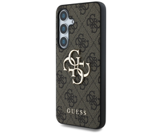 Guess Big 4G Logo Classic Logo Samsung Galaxy S25 Plus dėklas telefonui rudos spalvos