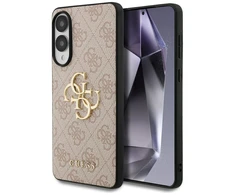 Dėklas Guess Big 4G Logo Classic Logo skirta Samsung Galaxy S25 Edge rožinės spalvos