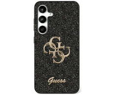 GUESS dėklas skirtas Samsung Galaxy S25 GUHCS25SHG4SGK (Fixed Glitter Big 4G) juodos spalvos