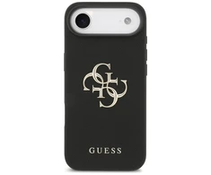 Guess Grained Big 4G &amp; Classic Logo dėklas skirtas Apple iPhone Air juodos spalvos