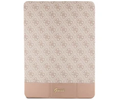 Apple iPad Pro 12.9 (3gen / 4gen / 5gen / 6gen) Guess 4G Stripe Allover (GUFCP12PS4SGP) rožinės spalvos