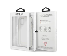 Dėklas GUESS HARD CASE GLITTER GUHCN58PCGLSI IPHONE 11 PRO Sidabrinis