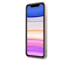 Apple iPhone 11 Guess Dėklas 4G Stripe (GUHCN61G4GLPI) rožinės spalvos