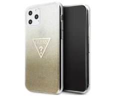 Guess GUHCN65SGTLGO iPhone 11 Pro Max auksinis/auksinis kietas dėklas Glitter Triangle