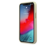Apple iPhone 12 Mini Guess dėklas Iridescent (GUHCP12SIGLGO) aukso spalvos