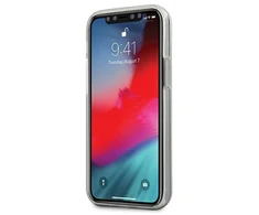 Apple iPhone 12 Mini Guess dėklas Triangle Collection (GUHCP12SPCUCTLBK) juodos spalvos