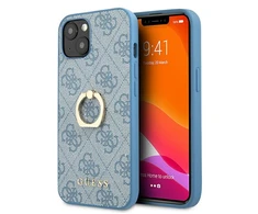 Guess telefono dėklas iPhone 13, mėlynas