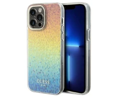 Apple iPhone 13 Pro Max Guess dėklas IML Faceted Mirror Disco Iridescent (GUHCP13XHDECMI) įvairiaspalvis