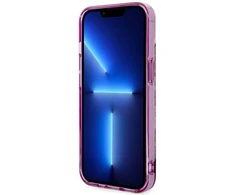 Dėklas GUESS GUHCP14MHGPLHF IPHONE 14 PLUS / 15 PLUS 6.7 "FUKSJA / FUSCHIA HARDCASE PORCELAIN COLLECTION