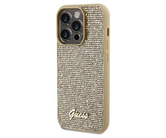 Dėklas GUESS GUHCP14XPMSDGSD IPHONE 14 PRO MAX 6,7 "GOLD / GOLD HARDCASE DISCO METAL SCRIPT