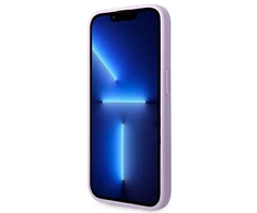 „Guess Saffiano“ dirželio dėklas, skirtas iPhone 14 Pro Max 6.7" - Violetinė