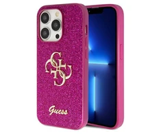 Dėklas GUESS GUHCP15LHG4SGU IPHONE 15 PRO 6.1 "PURPLE/PURPLE HARDCASE GLITTER SCRIPT BIG 4G