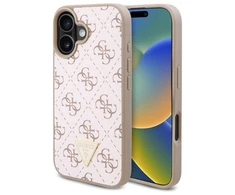 Guess GUHCP16MPG4GPH Apple iPhone 16 Plus 6.7" dėklas telefonui baltos spalvos hard New 4G Triangle