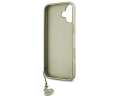 Guess GUHCP16SGF4GBR Apple iPhone 16 6.1" dėklas telefonui rudos spalvos 4G Charms Collection