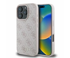 Guess 4G Classic Apple iPhone 16 Pro Max - dėklas telefonui rožinės spalvos