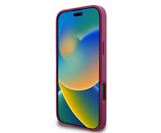 Guess Fixed Glitter Big 4G Apple iPhone 16 Pro Max - dėklas telefonui violetinės spalvos