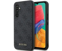 Samsung Galaxy S23 FE Guess Hard Dėklas 4G Metal Gold Logo (GUHCS23FEG4GFGR) pilkos spalvos