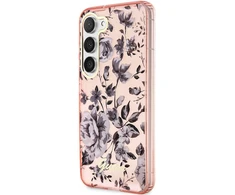Guess dėklas, skirtas Samsung Galaxy S23 Plus GUHCS23MHCFWSP rožinės spalvos HC IML Flower